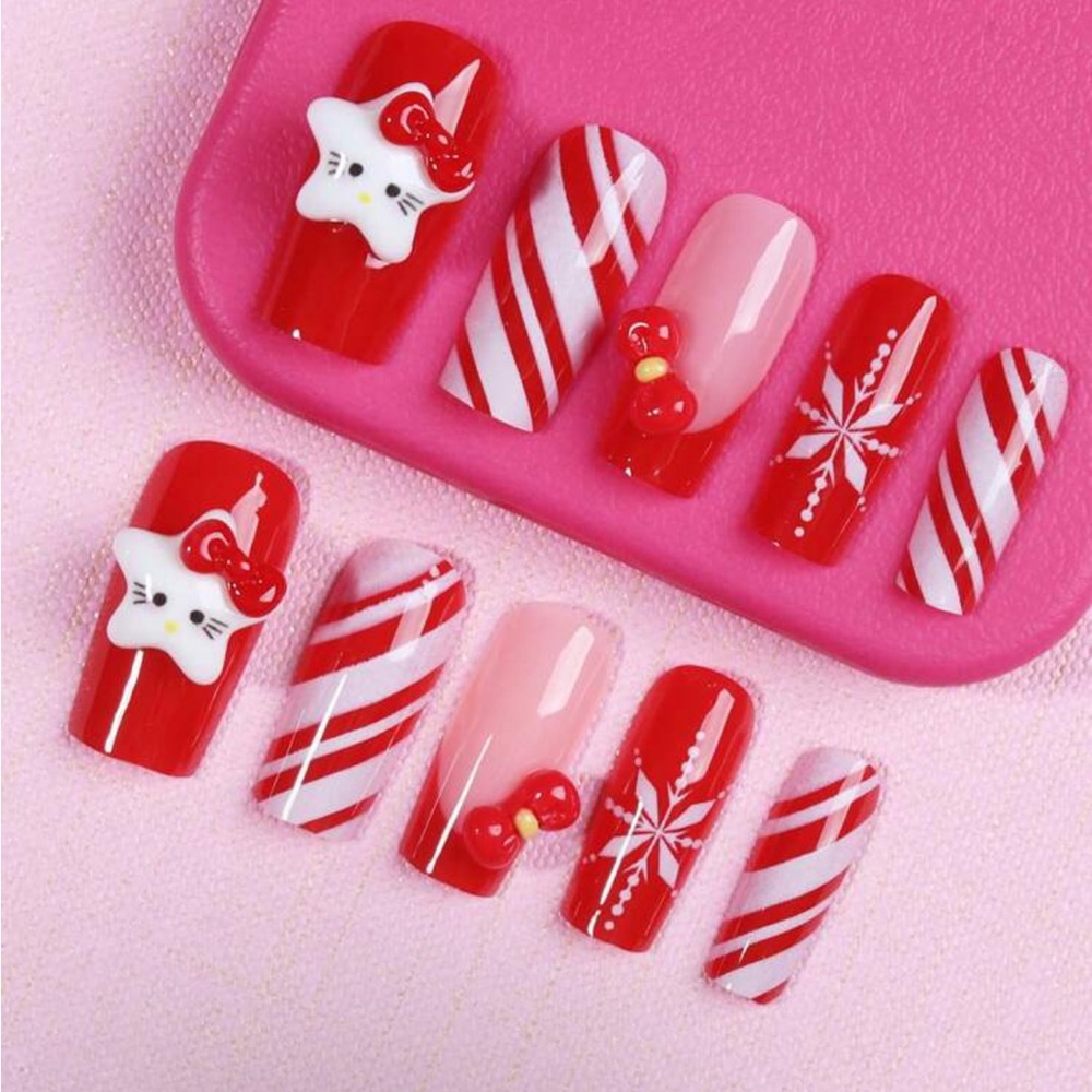 Hello Kitty Press On Nails